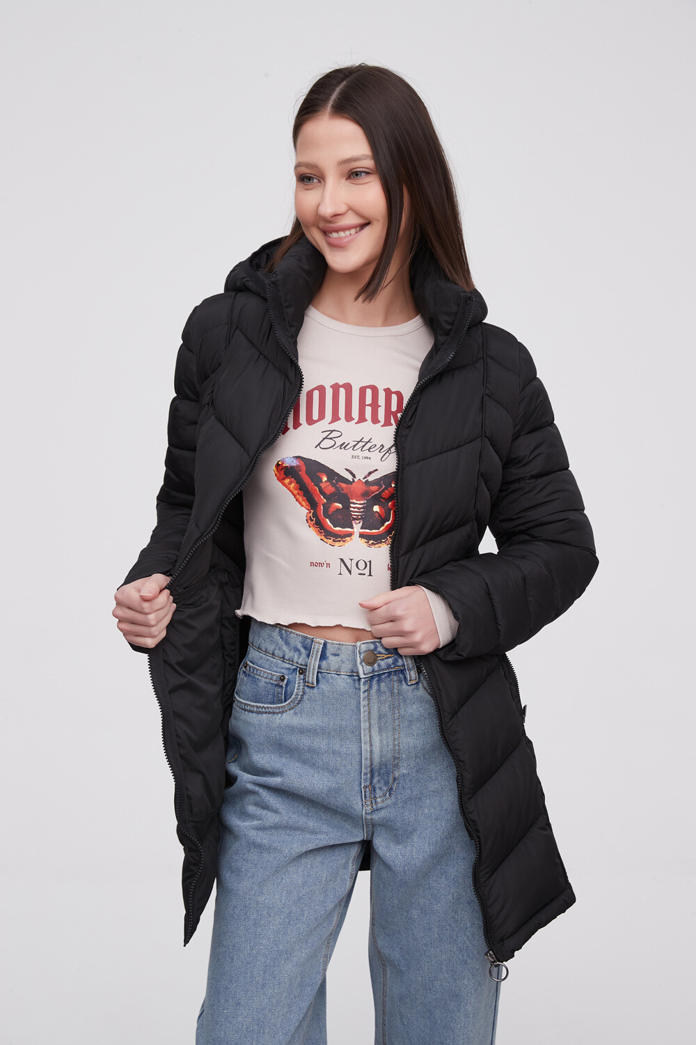 Campera Moshi Negro