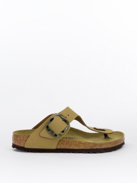 birkenstock gizeh mud green