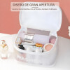 Necessaire Impermeable Ideal Maquillaje Blanco