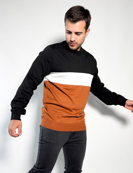 Sweater rayado tejido Pedro Mostaza