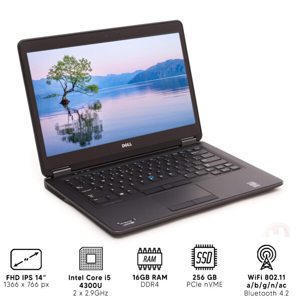 Notebook Dell Latitude E7440 I5 16gb Ram 256gb Ssd 14" Táctil NOTEBOOK RFPL DELL E7440 I5/16/256/14/TS