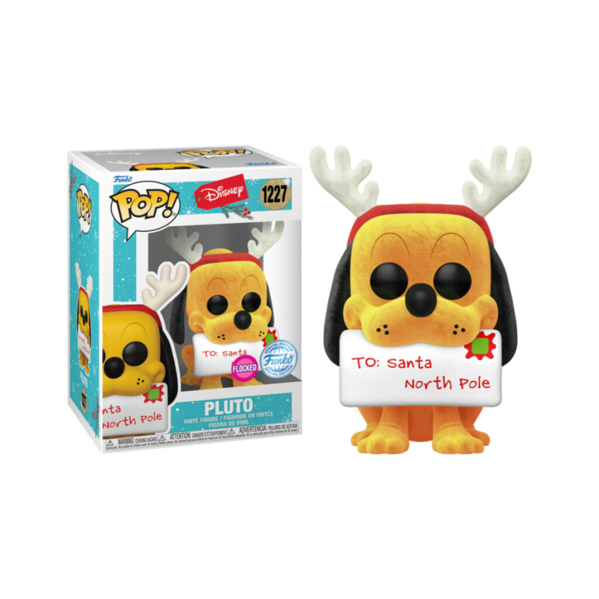Pluto Disney [Exclusivo Flocked] - 1227 