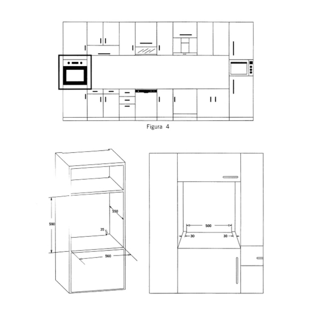 HORNO D/EMPOTRAR JAMES ELECTRICA GRIS HEE G2