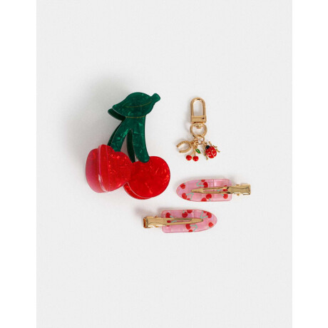 Set De Accesorios De Pelo Combinacion Multicolor