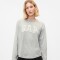 FRCH LS ORGANIC VINTAGE CREW LOGO LIGHT HEATHER GREY B08