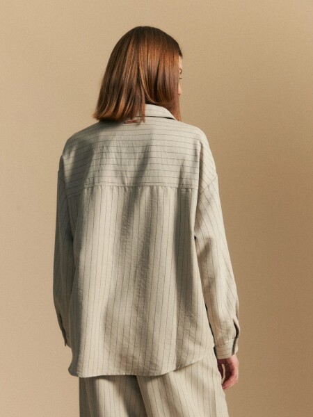 CAMISA ALLIE ORBITA TOSTADO