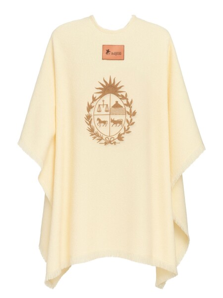 Ruana de Lana Merino Fina Escudo Nacional