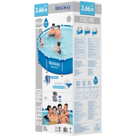 Piscina Bestway Estructural 6473 L + Bomba + Regalos! Cmb000672