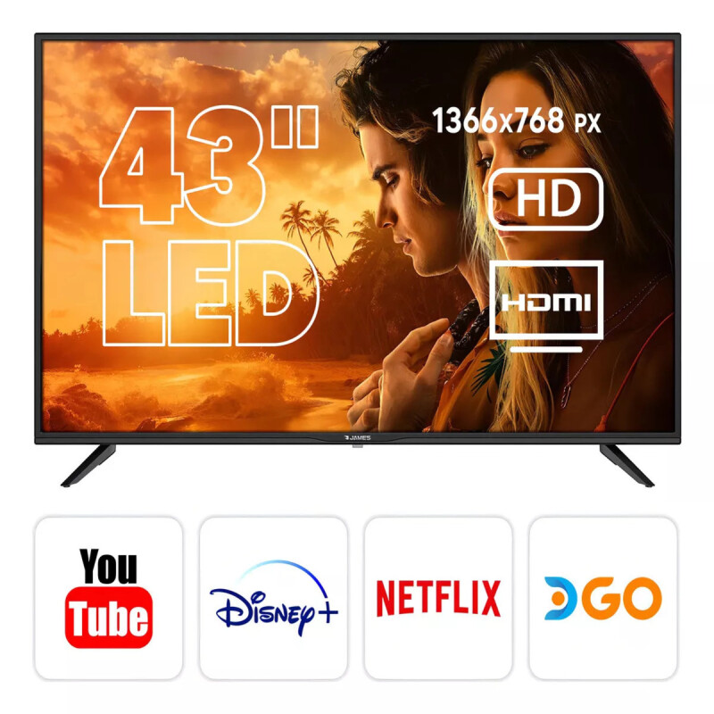 Smart Tv James Led 43 Pulgadas Full Hd Wifi Netflix Youtube Smart Tv James Led 43 Pulgadas Full Hd Wifi Netflix Youtube