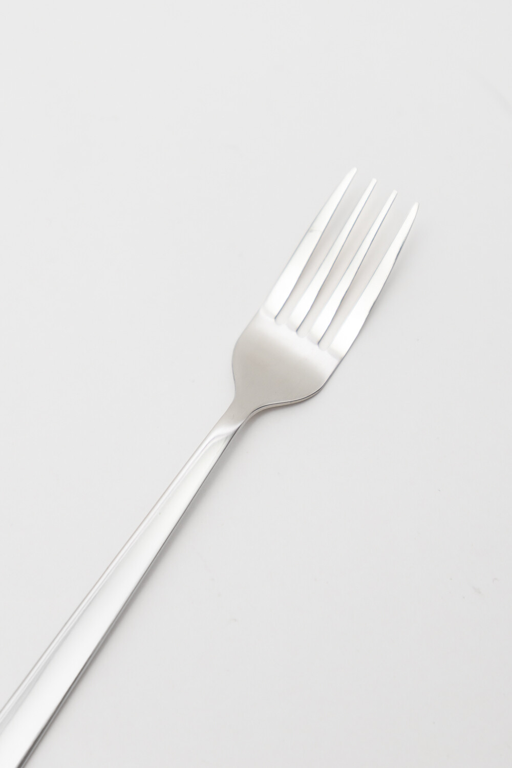 Tenedor Asher De Postre Set 4 Un. Plateado Brillante Color Unico