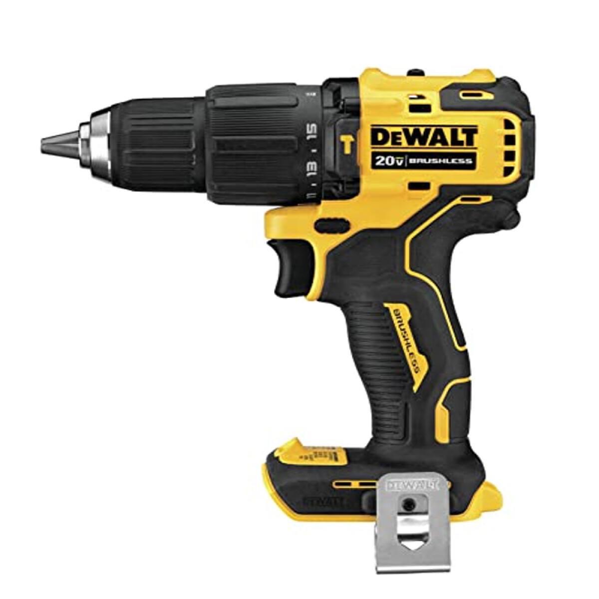 TALADRO ATORNILLADOR 20V (S/BAT- S/CARG) DCD709B DEWALT ++ - N/a 