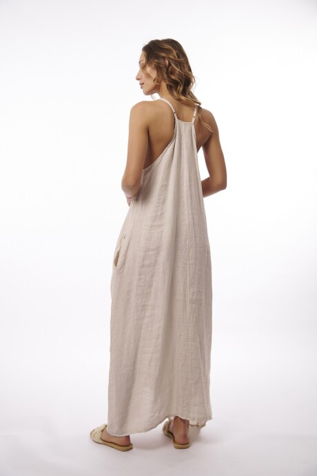 Vestido Bhakti Beige