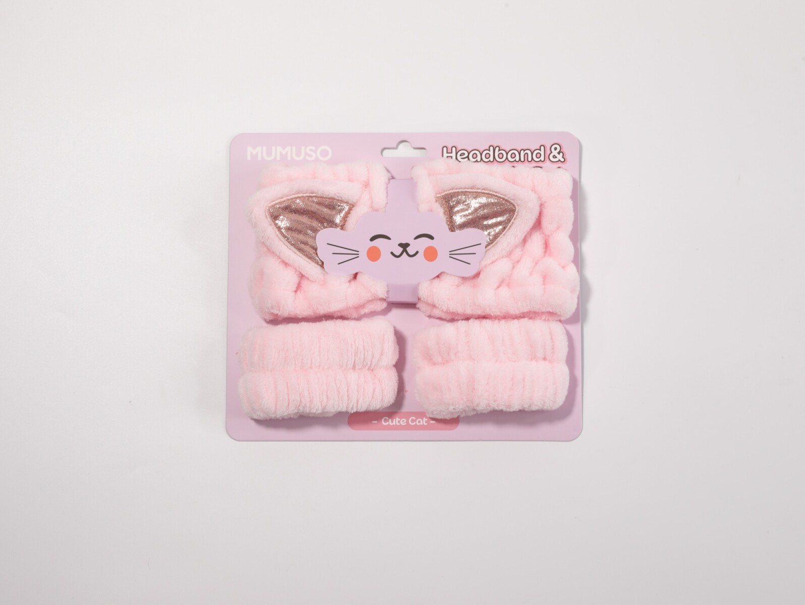 CONJUNTO DE DIADEMA Y PULSERAS DE ANIMALES (GATO TIERNO) 