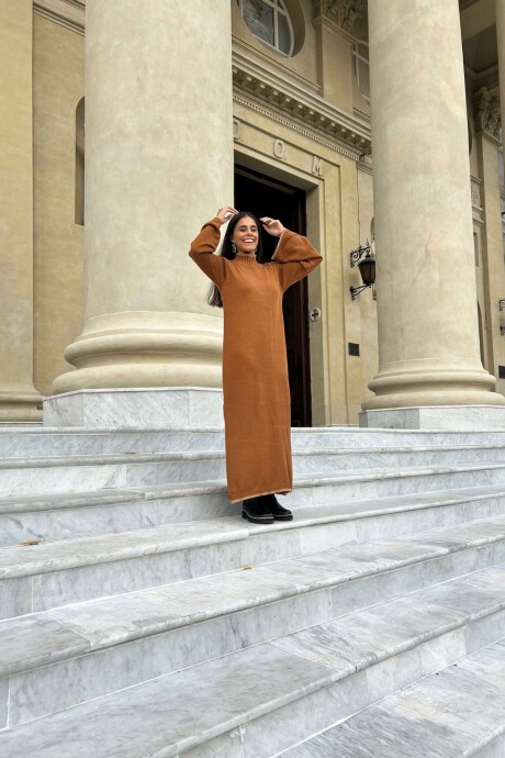 Vestido Taviju Marrón