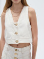 Chaleco Tilae Blanco