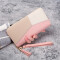 Monedero De Dama 3 Colores Rosa