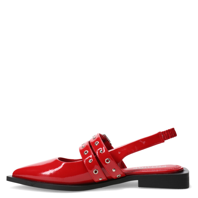 Zapato de Mujer Miss Carol LAWN en punta Rojo