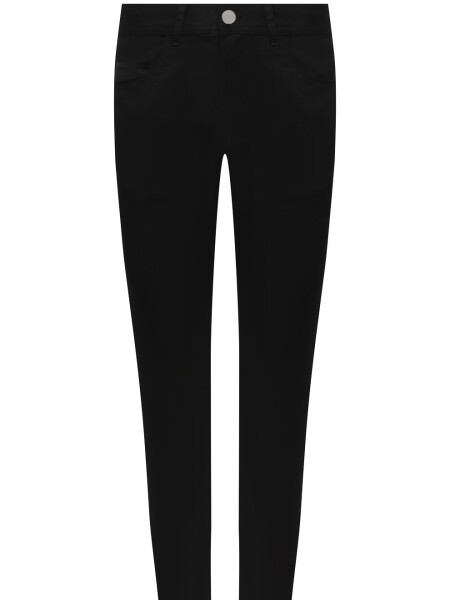 Moncler -Pantalón de corte clásico con bolsillos Negro