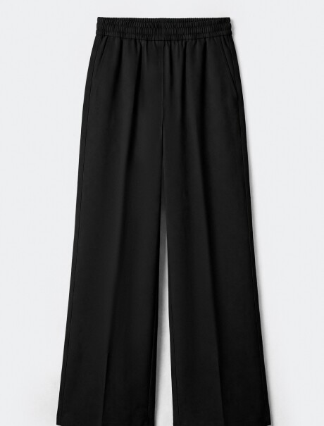 PANTALÓN TIRO MEDIO - BORDEAUX NEGRO