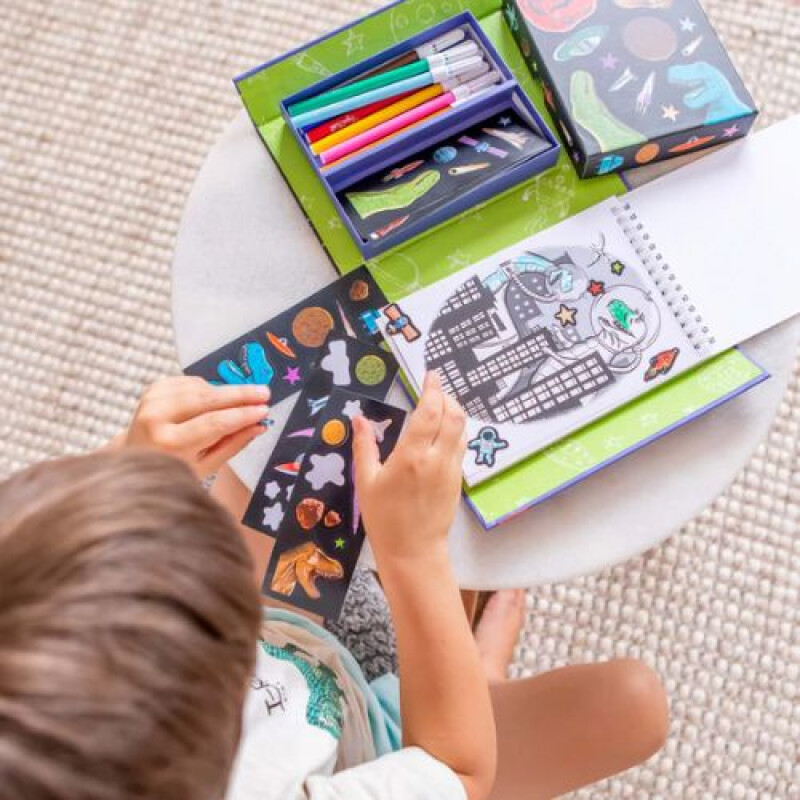 Set para Pintar- Dinos en el espacio Set Para Pintar- Dinos En El Espacio