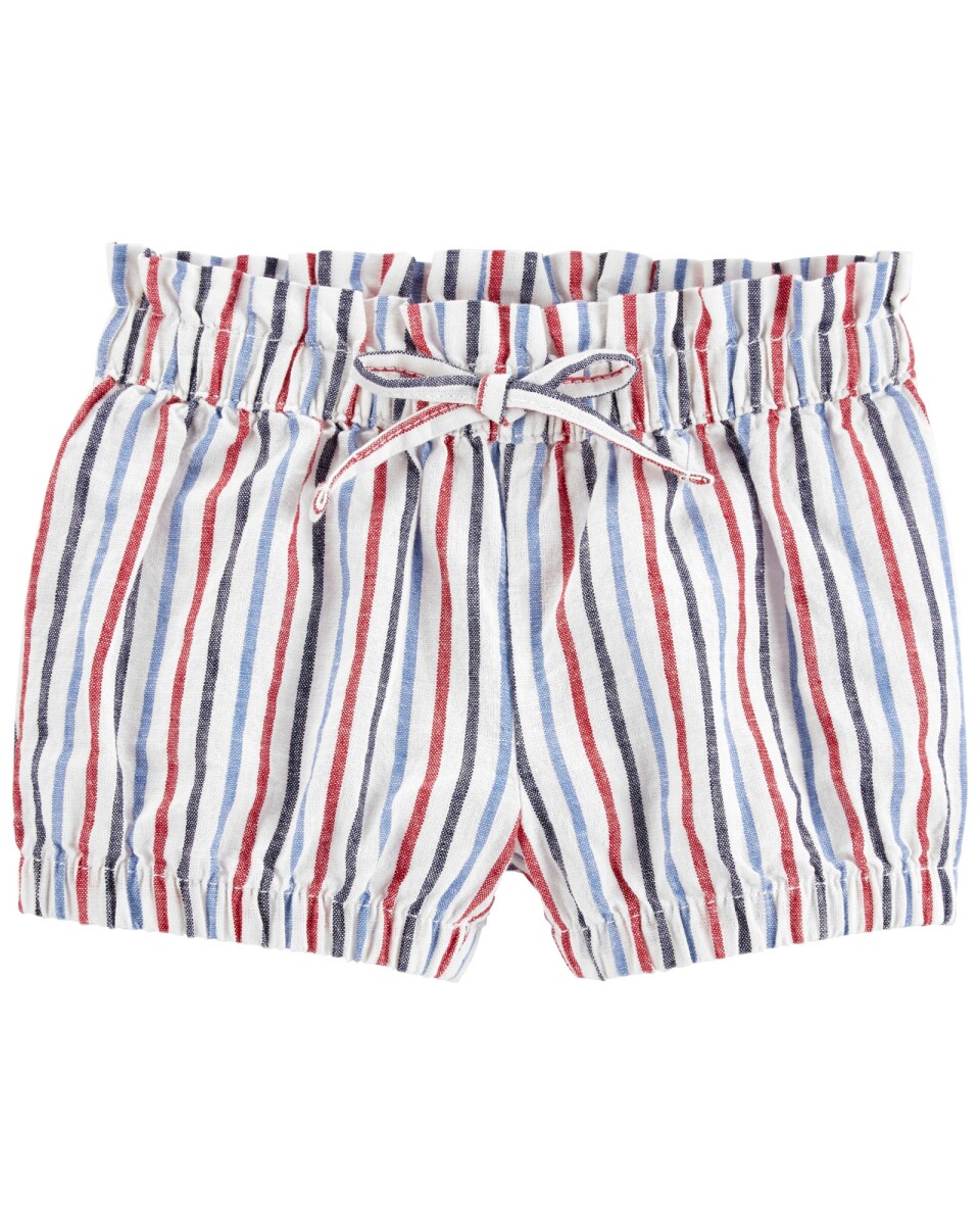 Short A Rayas con Cordón 