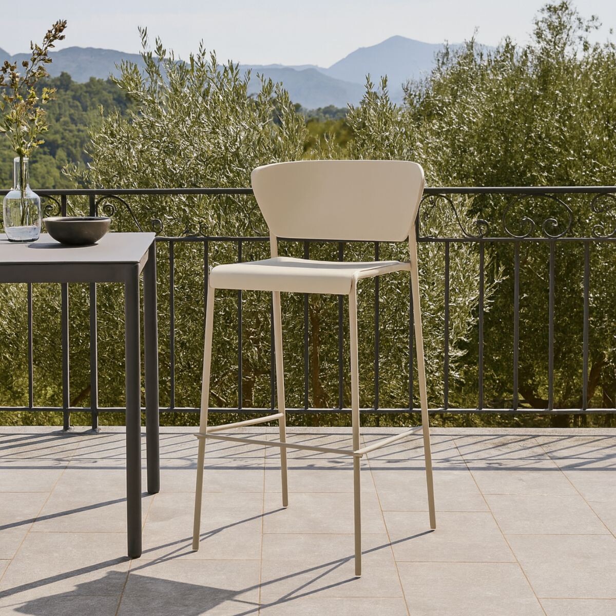 Banco de exterior LISA MARFIL 