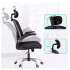Silla De Escritorio Ergonómica Negra Con Tapizado De Malla SILLA RESPALDO ALTO 3D MESH APOYACABEZA