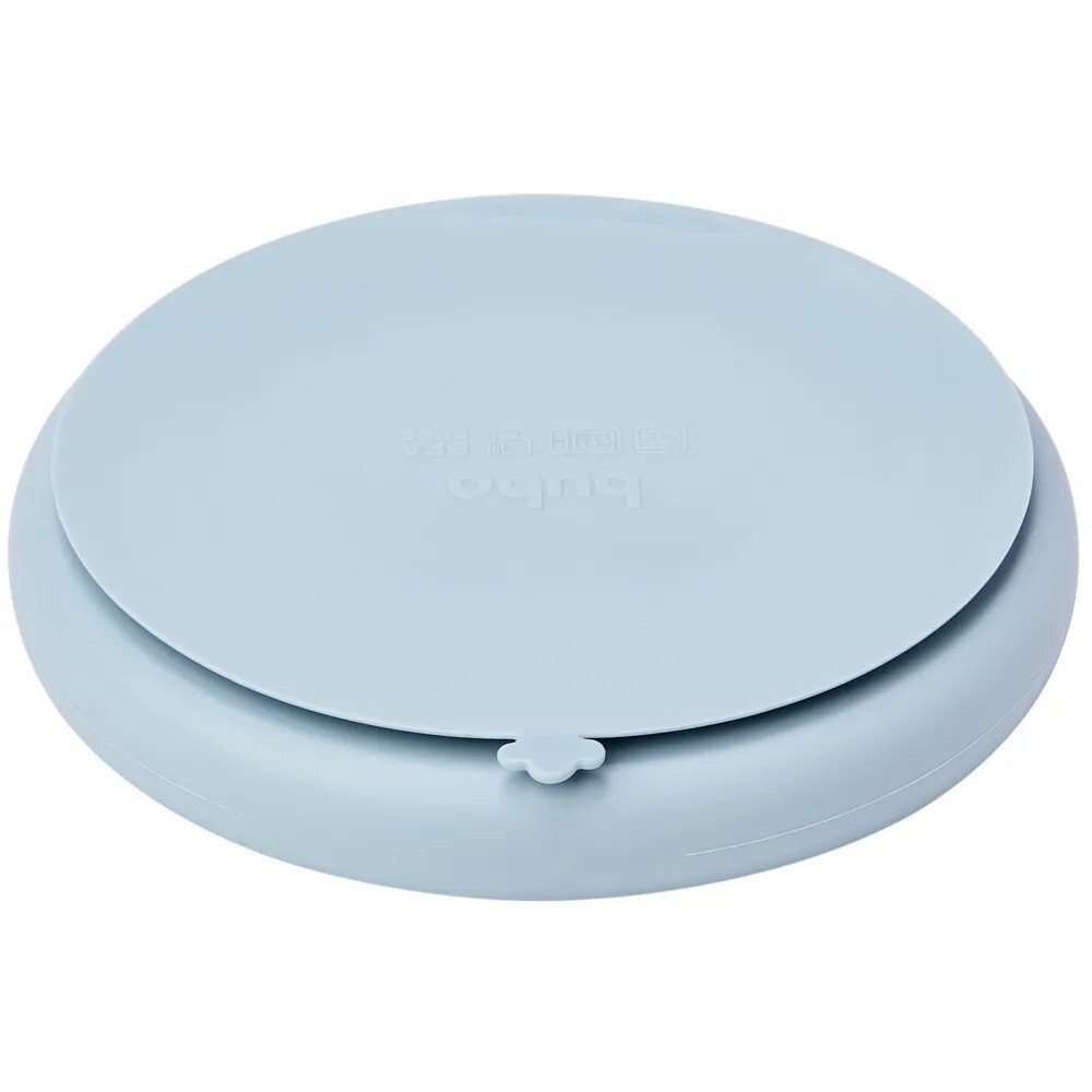 Plato con ventosa BUBA cloudy celeste