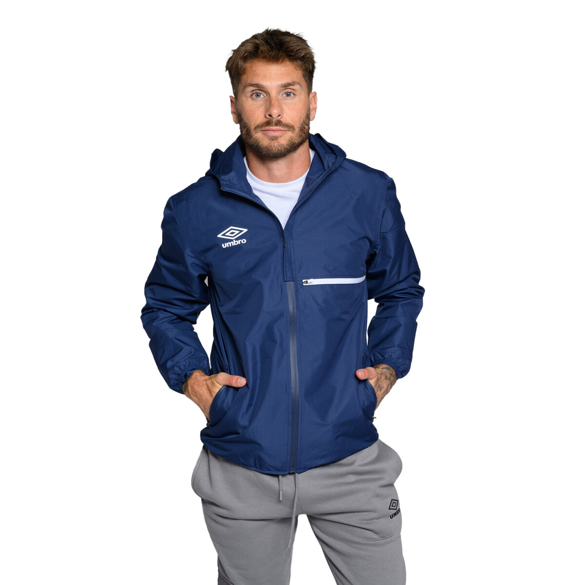 Campera de Hombre Umbro Pluie - Azul Marino 