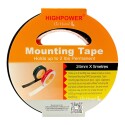 CINTA DOBLE FAZ 24mm x 5Mts Sin color