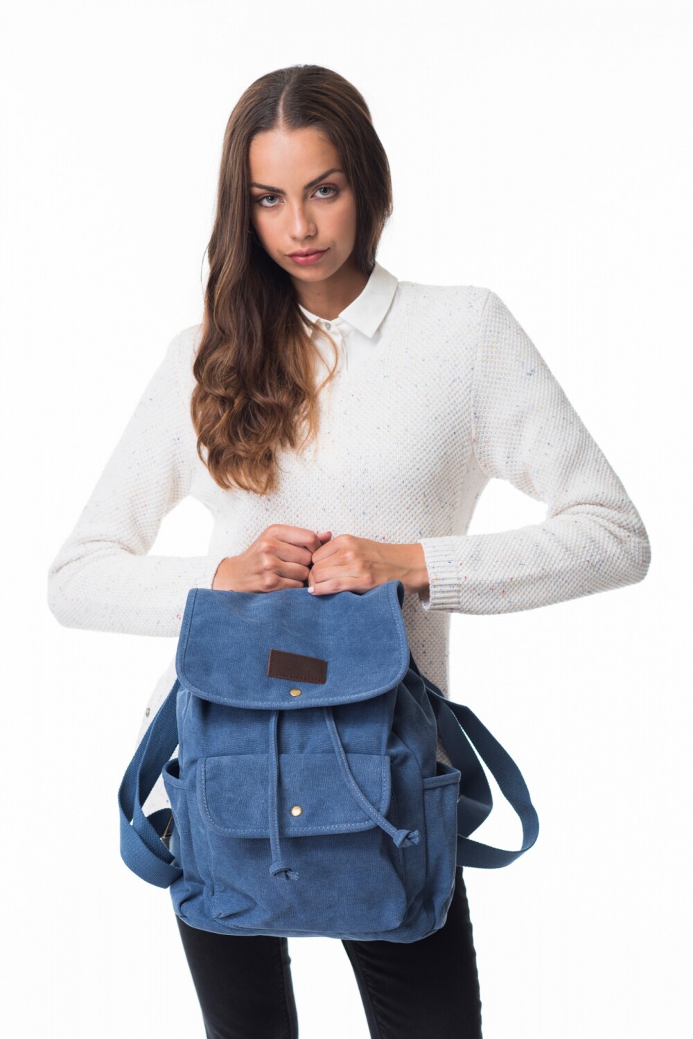Mochila en canvas Denim