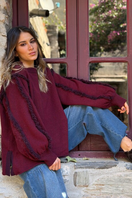 SWEATER CEDRO Bordo