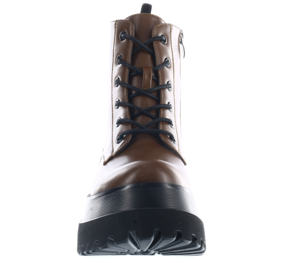 Bota CARMIN acordonada Tan
