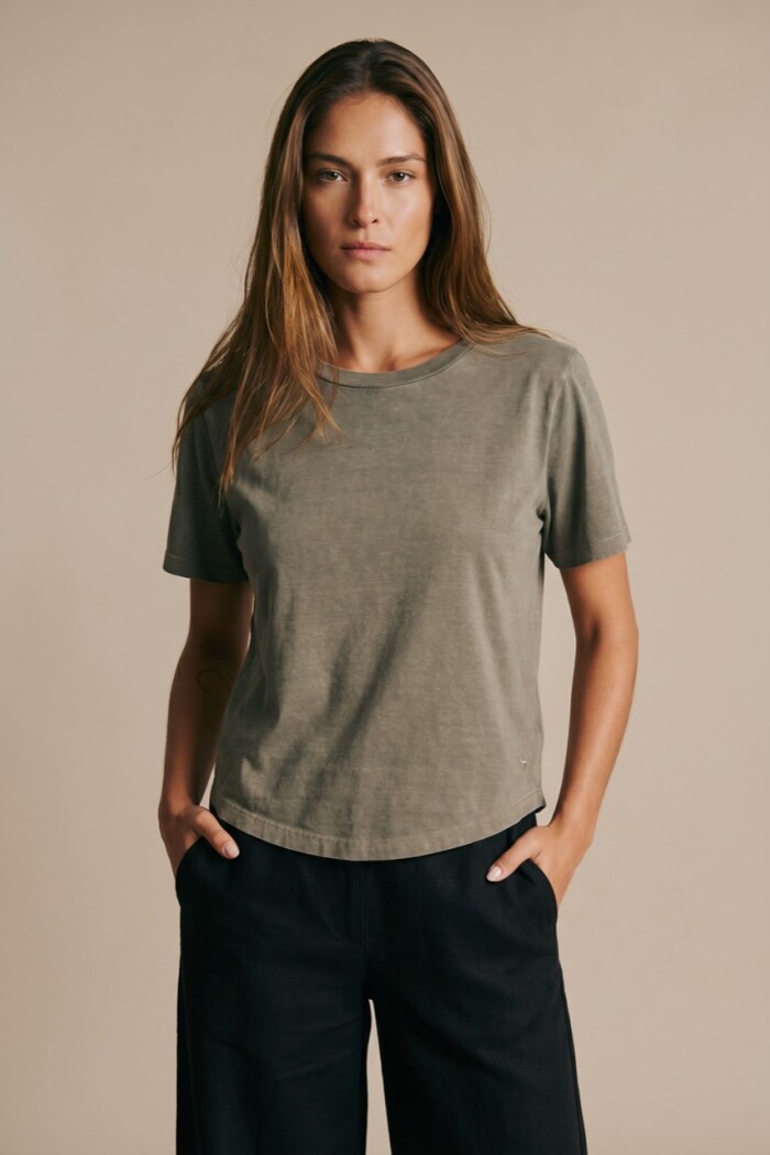 Remera Algodon Lavado Safari