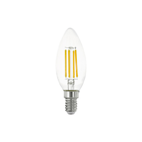 Lámpara LED vela transp.C35 E14 4W 2700K EG2000X