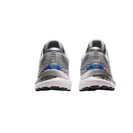 ASICS GEL-KAYANO 28 PLATINUM Light Grey & Rainbow