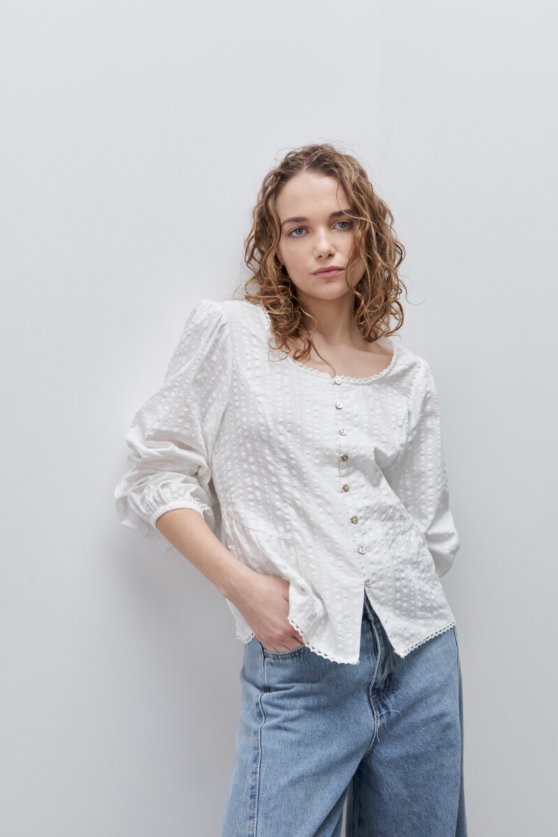 CAMISA MILS Blanco