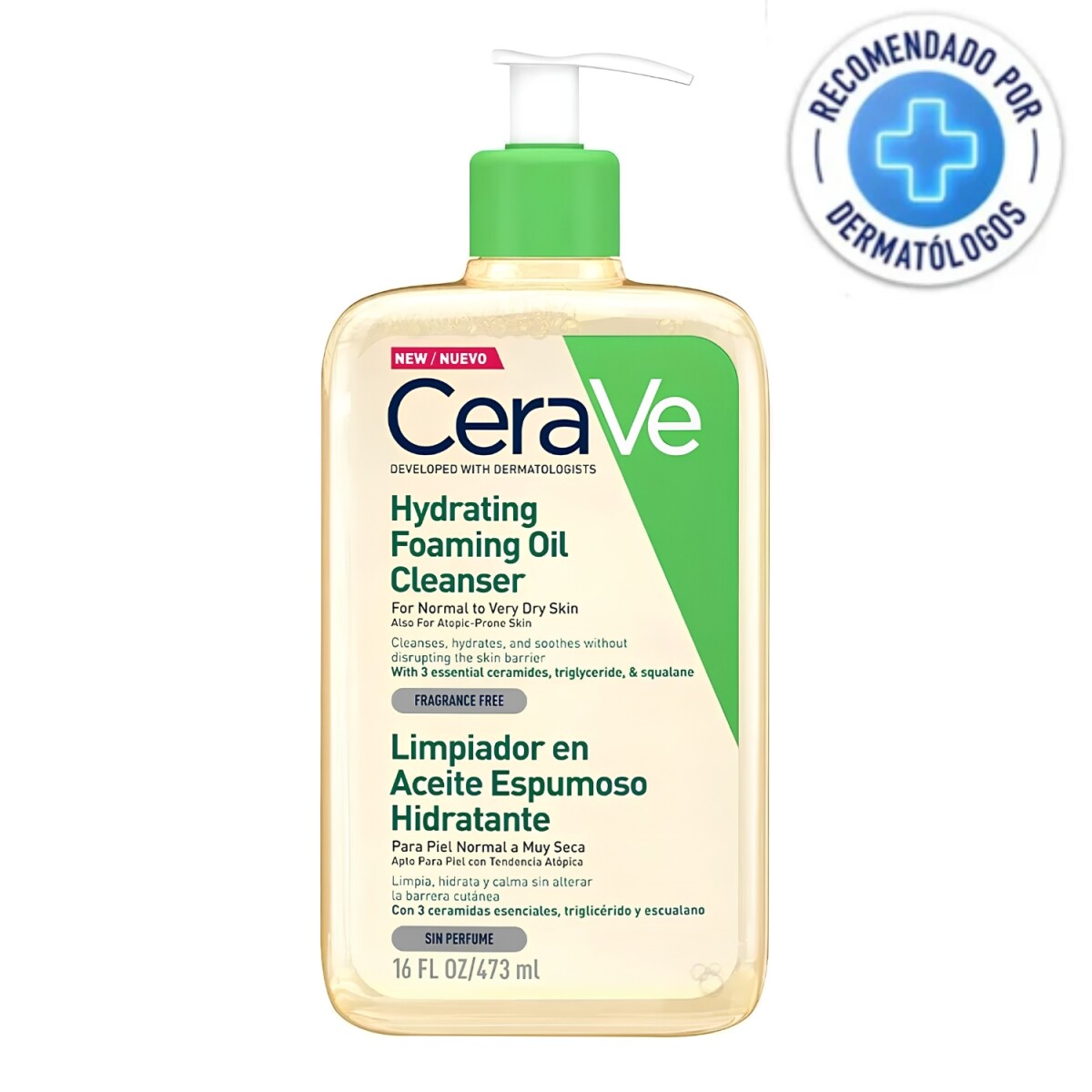 Limpiador En Aceite Espumoso Hidratante Cerave 473ml 
