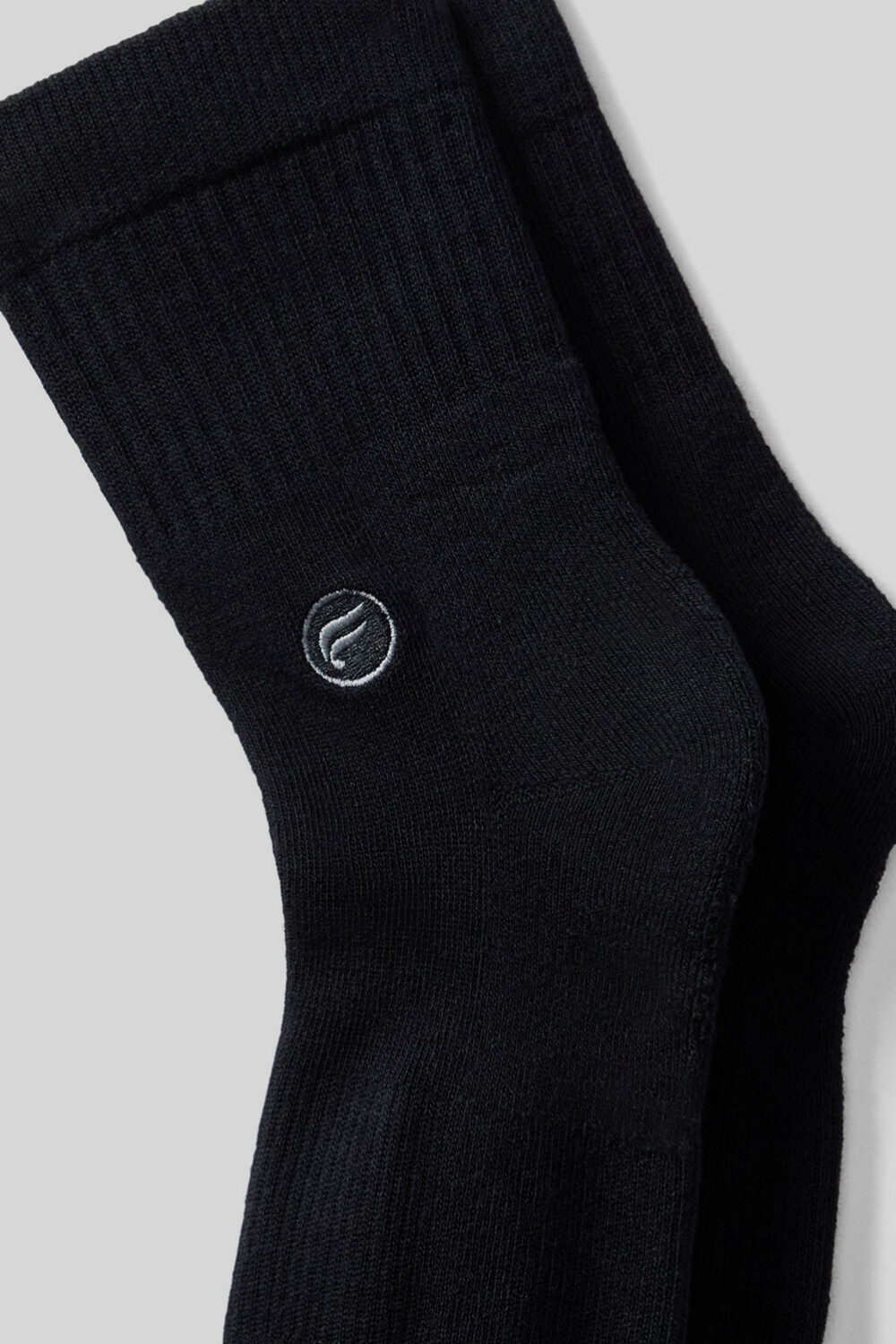 Medias The Everyday Quarter Crew Sock Unisex Black