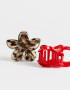 Broches Sets Hawaianas Set De Broches Flor - Combinacion Bicolor