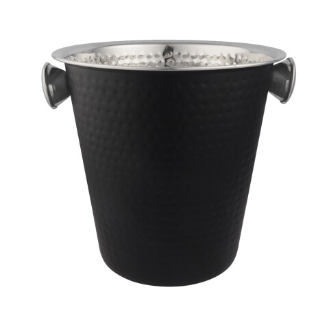 CHAMPAGNERA ACERO INOX 21CM EXTERIOR NEGRO MATE CHAMPAGNERA ACERO INOX 21CM EXTERIOR NEGRO MATE