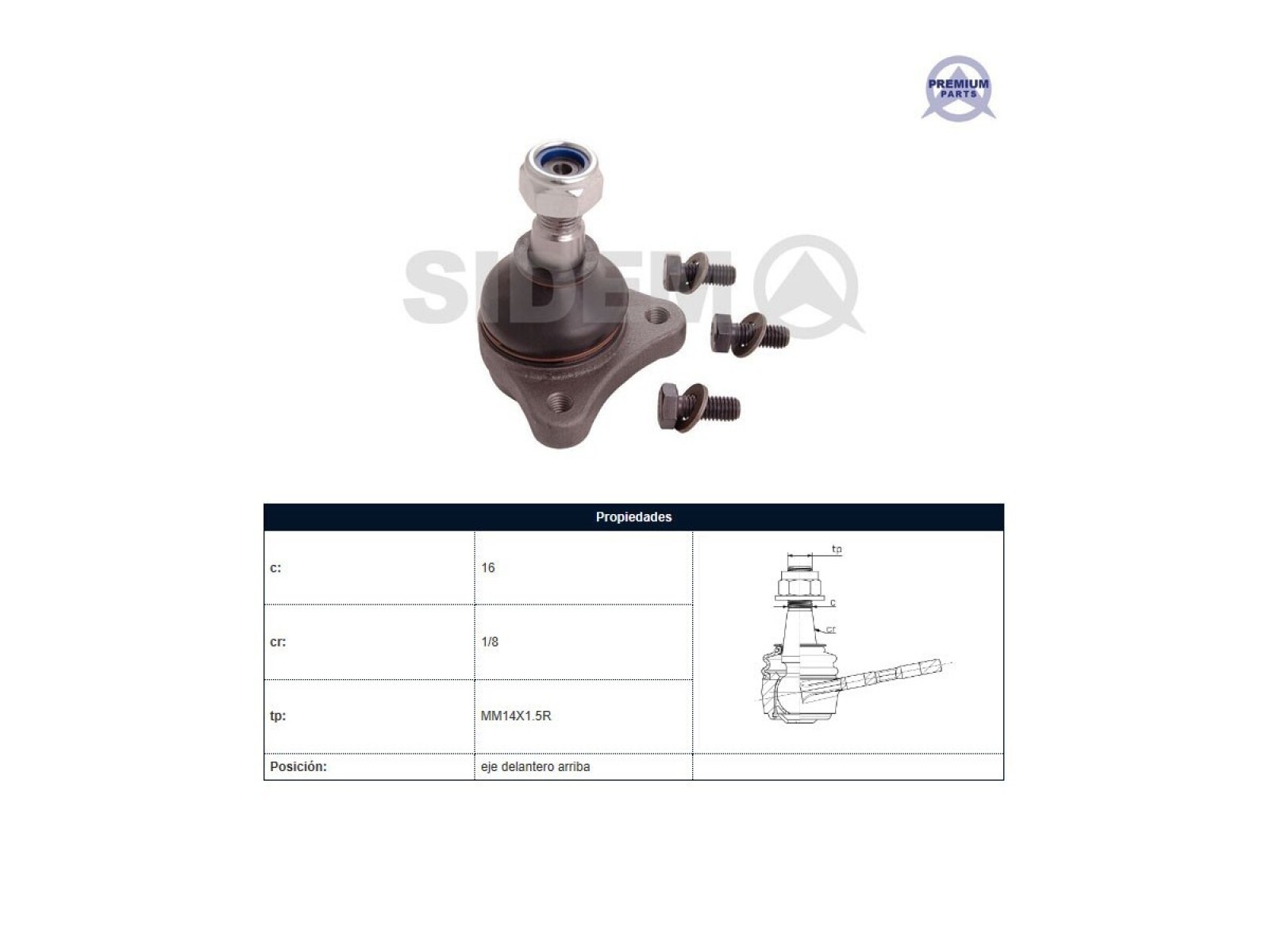 Rotula Del Mitsubishi L200 07-14 Der/Izq 