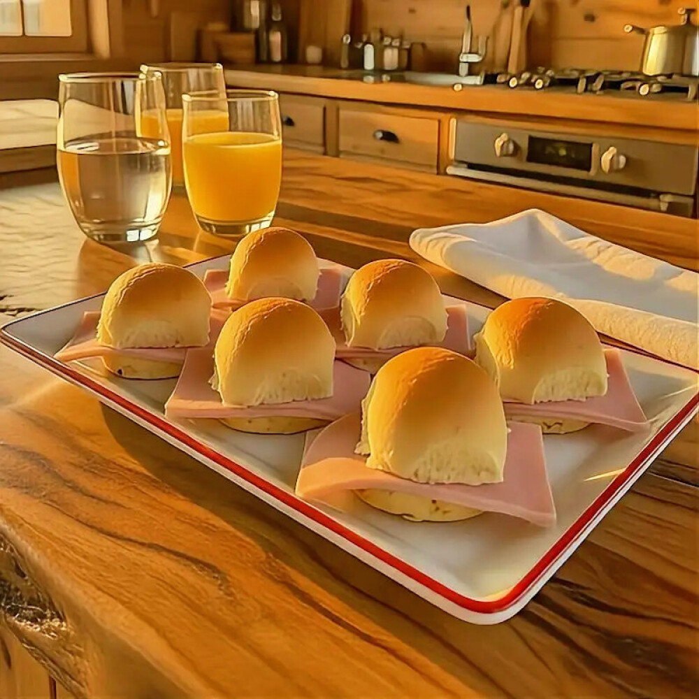 6 Pebetes de Jamón 6 Pebetes de Jamón