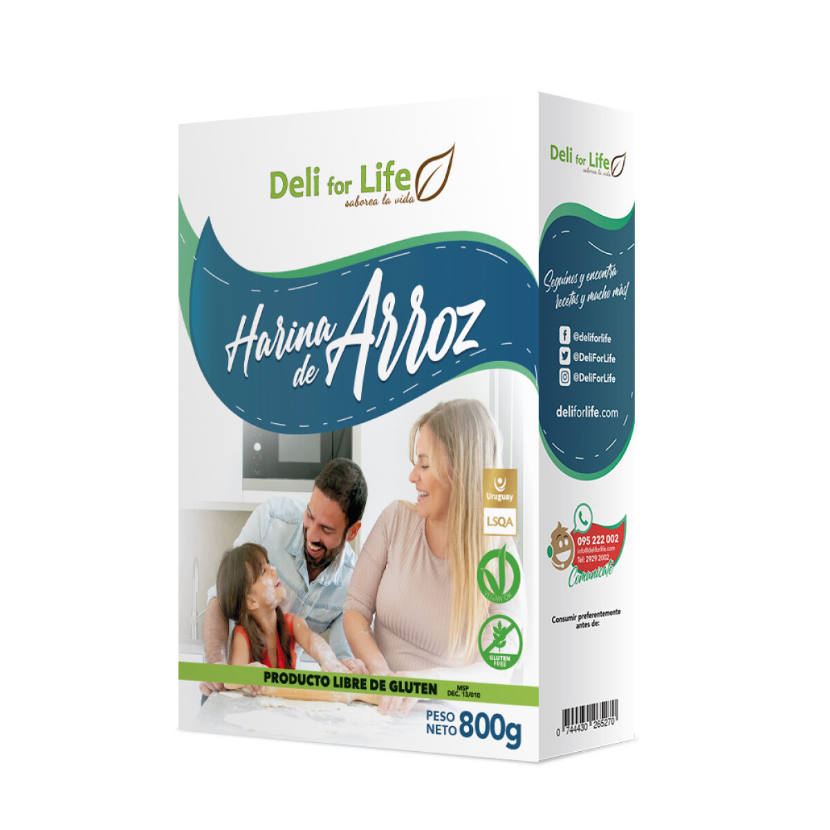 Harina De Arroz 800g 