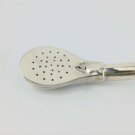 Bombilla de plata 925. Modelo CRIOLLA con boca en oro. Bombilla de plata 925. Modelo CRIOLLA con boca en oro.