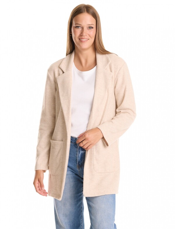 Blazer Cozy Suelto BEIGE