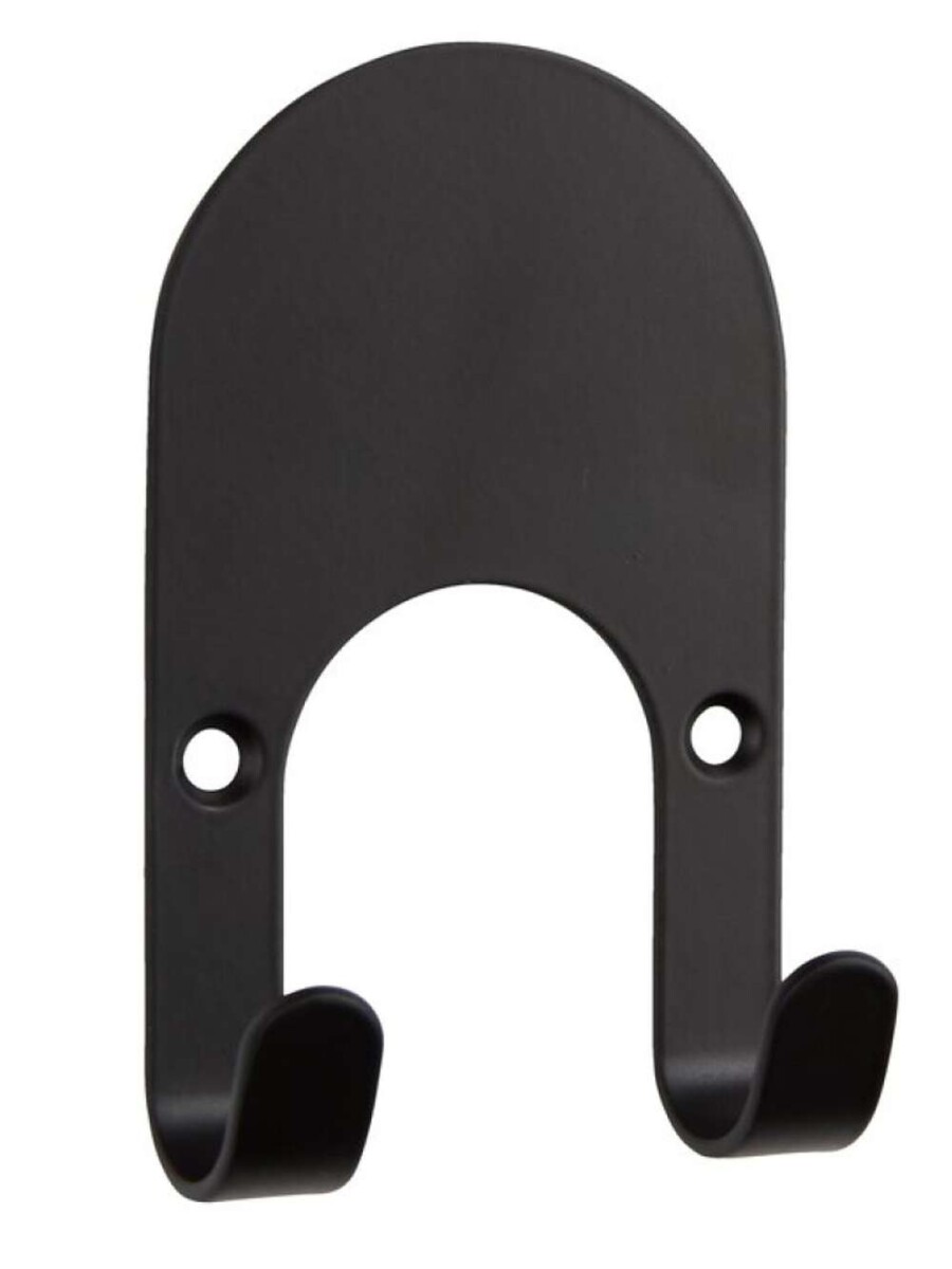 Ganchos Stockvik - Acero Negro 1U 