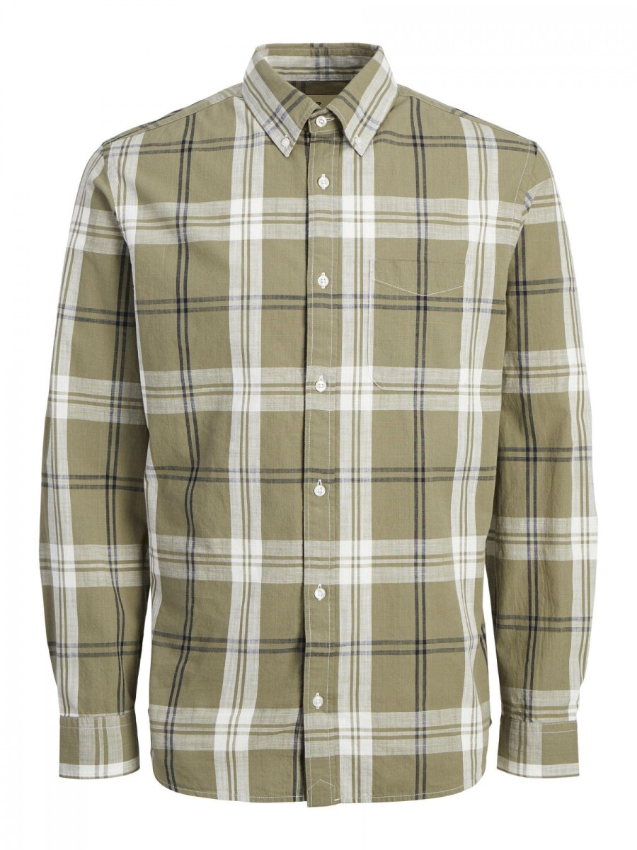 Camisa Brook Cuadro Leñador - Olive Night 