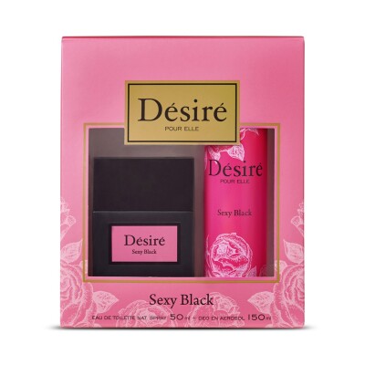 Perfume Desire Sexy Black Edt 50 Ml . + Desodorante 150 Ml. Perfume Desire Sexy Black Edt 50 Ml . + Desodorante 150 Ml.