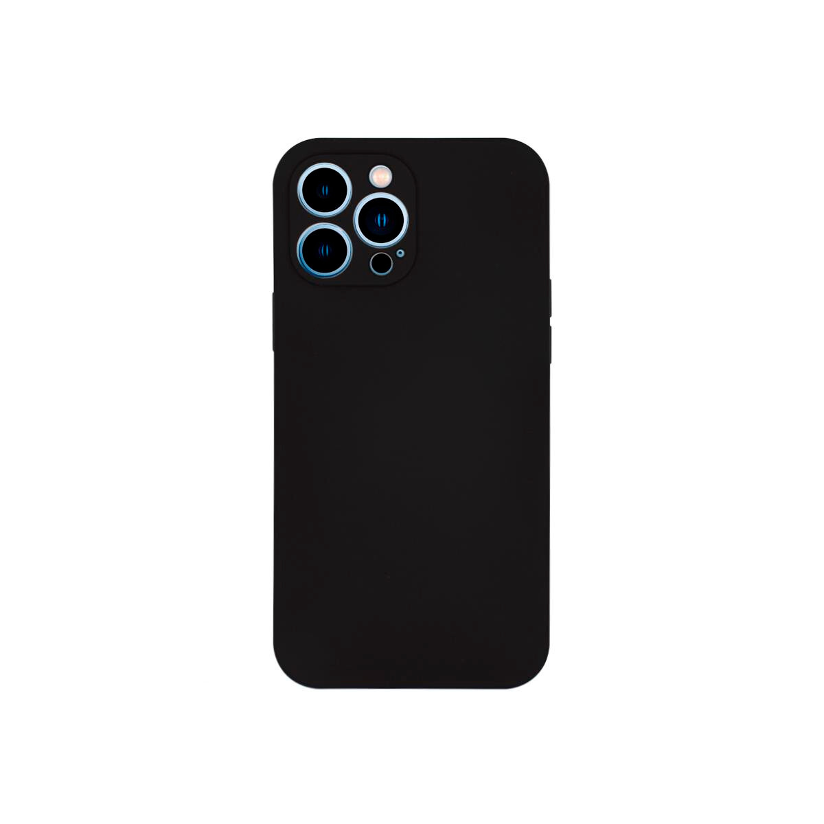 Protector iPhone 12 Pro Max engomado color negro 